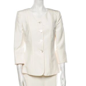 Armani Collezioni Cream Jacket